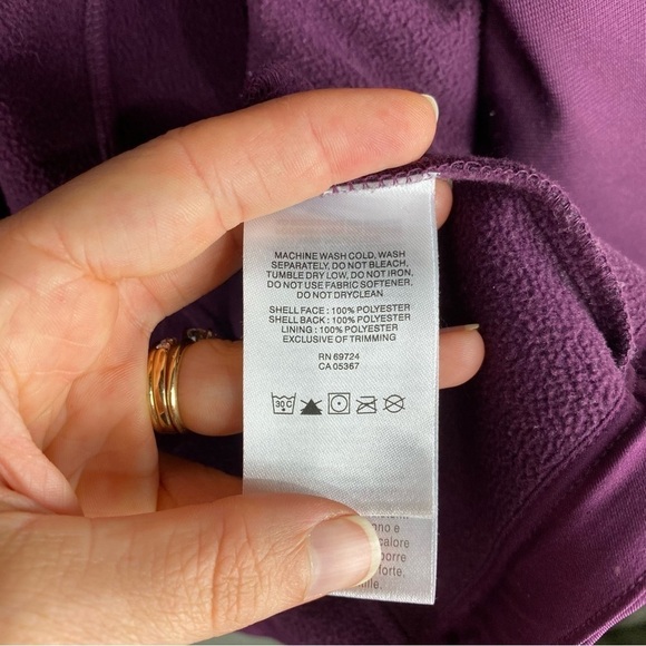 Columbia Kruser Ridge SoftShell Zip Up Winter Snow Jacket Coat Purple Size XL - Picture 4 of 6